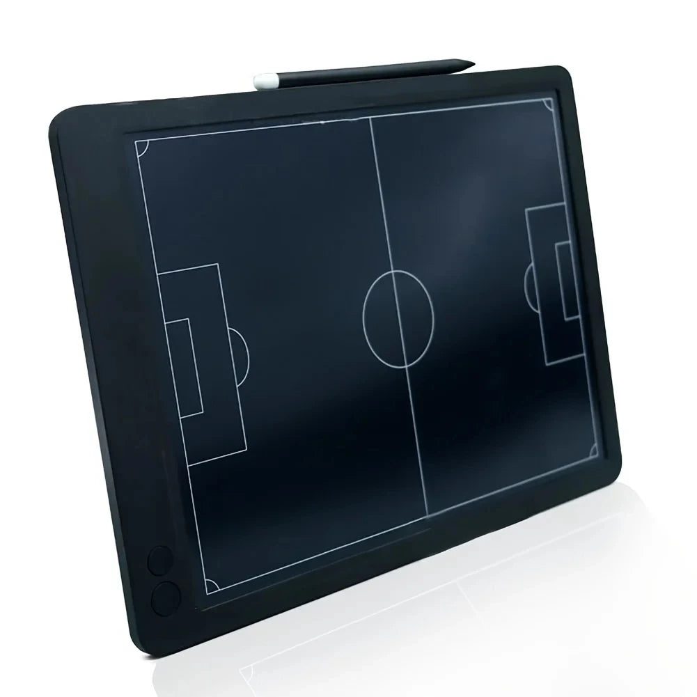 Electronic Soccer Coaching Board - LCD Playmaker Strategy Tactic Board with Flexible Screen and Stylus
