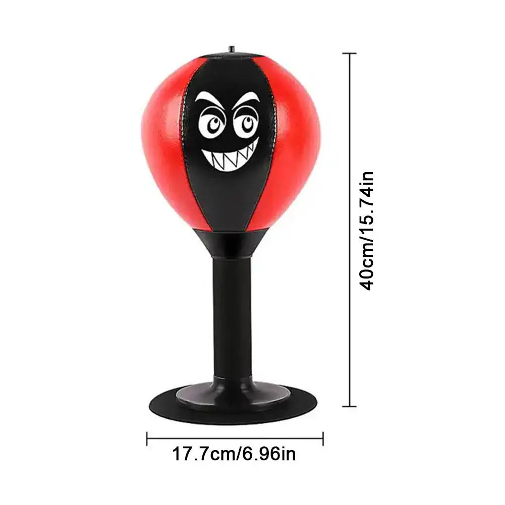 Desktop Punching Bag Stress Relief Toy - Suction Cup Boxing Ball for Kids & Adults