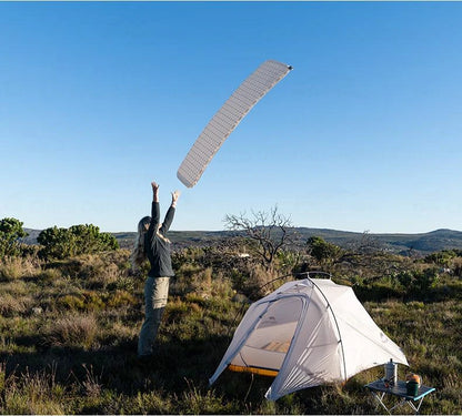 Ultralight Self-Inflating Air Mattress - Quick Folding Portable Camping Bed