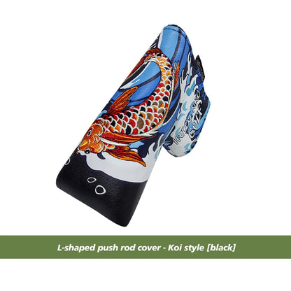 Golf Blade Putter Cover - Multiple Style Headcover with Magnetic & Hook-and-Loop Closure, Club Protective Headgear