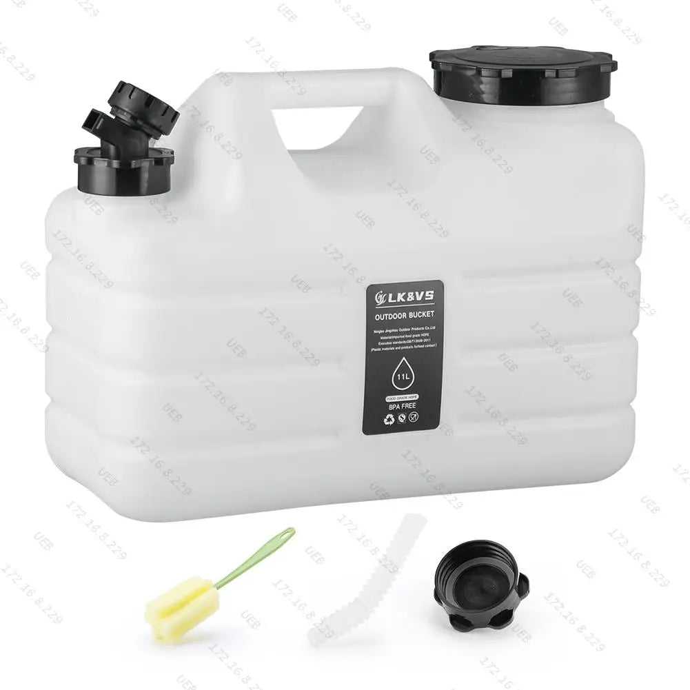 Portable Water Container with Electric Pump - 11L/12L Camping Water Dispenser for Outdoor Use