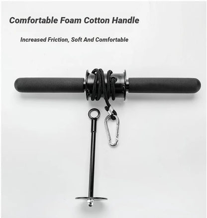 Wrist & Forearm Strength Trainer - Heavy-Duty Roller Exerciser with Foam Grip for Arm Muscle Building