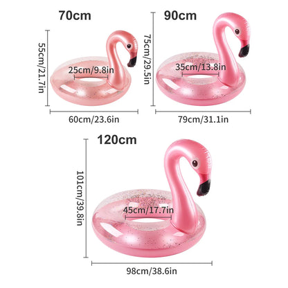 Premium Flamingo Pool Float - Inflatable Swimming Lounger for Pool & Beach