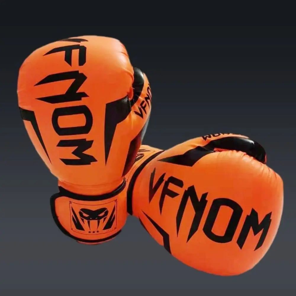 Professional Boxing Gloves – PU Leather, Breathable, 6-16oz – Muay Thai, Sanda, Taekwondo Training