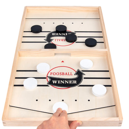 Fast-Paced Table Hockey Desktop Battle Game - Interactive Parent-Child Chess Board Puzzle Sling Toy for Children Party Winner
