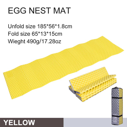 Waterproof Camping Sleeping Pad - Portable Foam Mattress for Travel, Trekking & Picnic - Moistureproof Outdoor Blanket