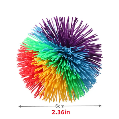 Colorful Rubber Wire Ball - 6/8/10cm Juggling Ball for Kids