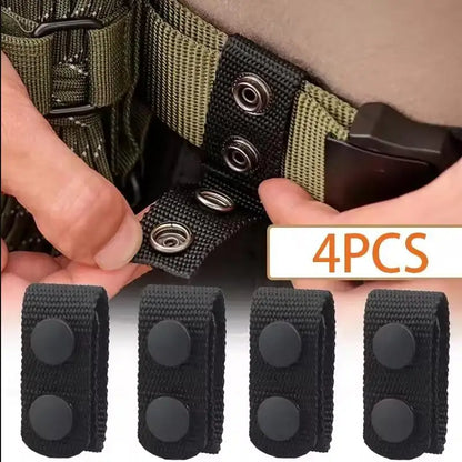 Tactical Belt Set - 4-Piece Multi-Functional Double Nylon Buckle System for Outdoor Sports & Equipment