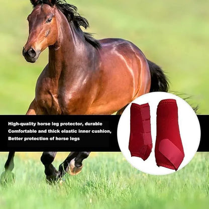 Professional Horse Leg Gaiters - Neoprene Protective Boots for Racing and Training