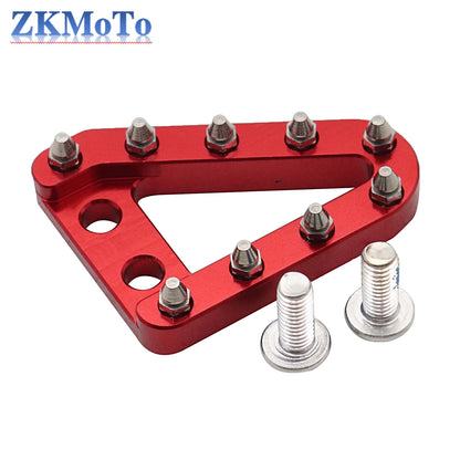 CNC Aluminum Rear Brake Pedal Step Plate Tip - Compatible with KTM SX/SXF/EXC/EXCF/XC/XCF/XCW/XCFW and Husqvarna TC/TE (2008-2016)