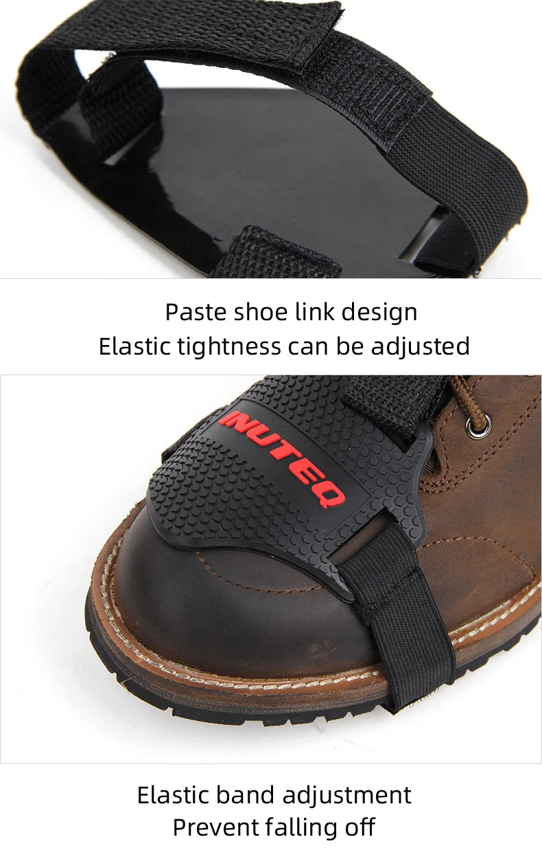 Motorcycle Shifter Boot Cover - Anti-Slip Protective Shoe Pad Shield