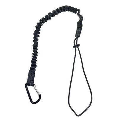 Heavy-Duty Safety Harness for Aerial Work - Elastic Buffer Sling Belt with Anti-Fall Carabiner Hook and Rope Protection System