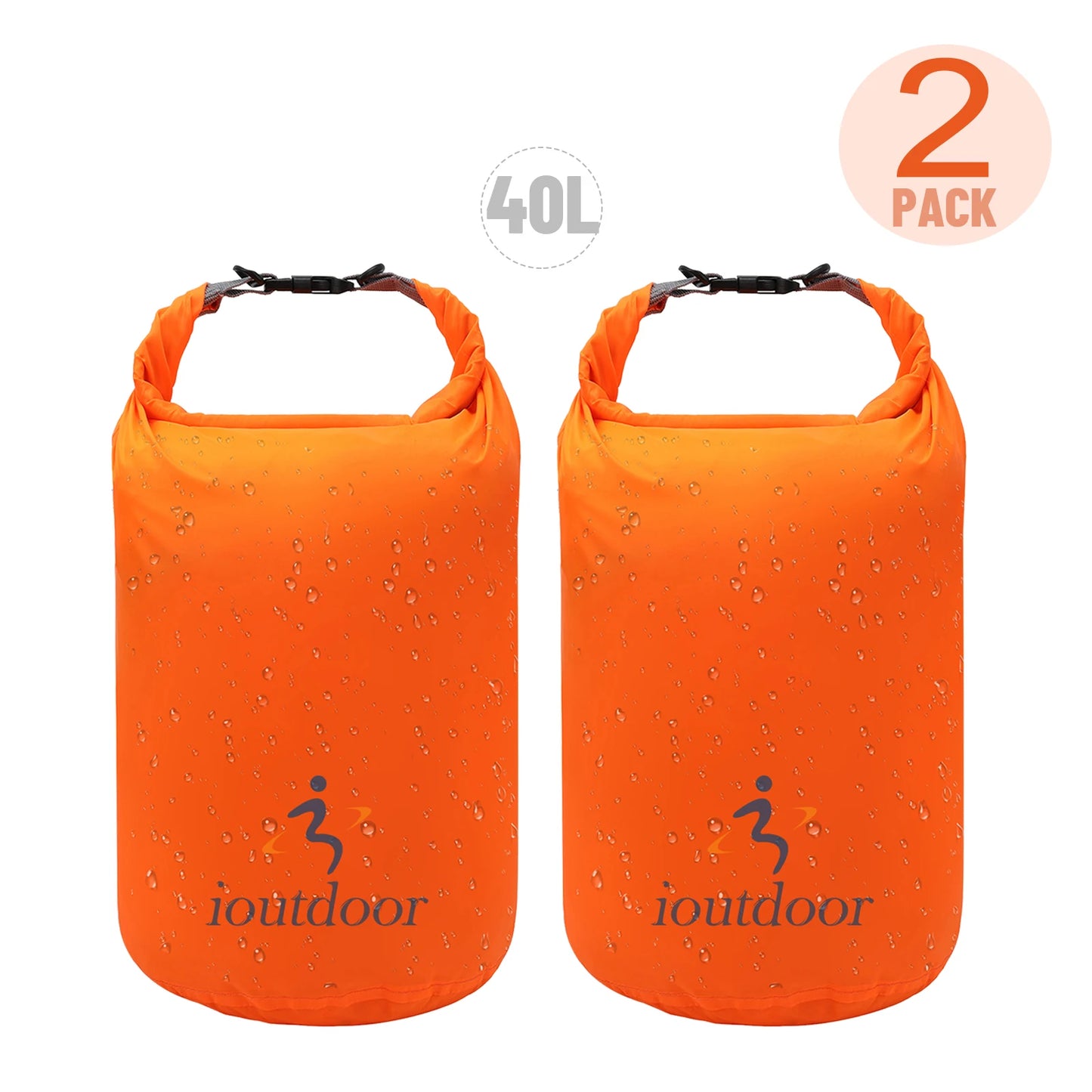 Waterproof Dry Bag 10L - Lightweight Combo Wet/Dry Bag for Kayaking Swimming Fishing Rafting - 210T Polyester