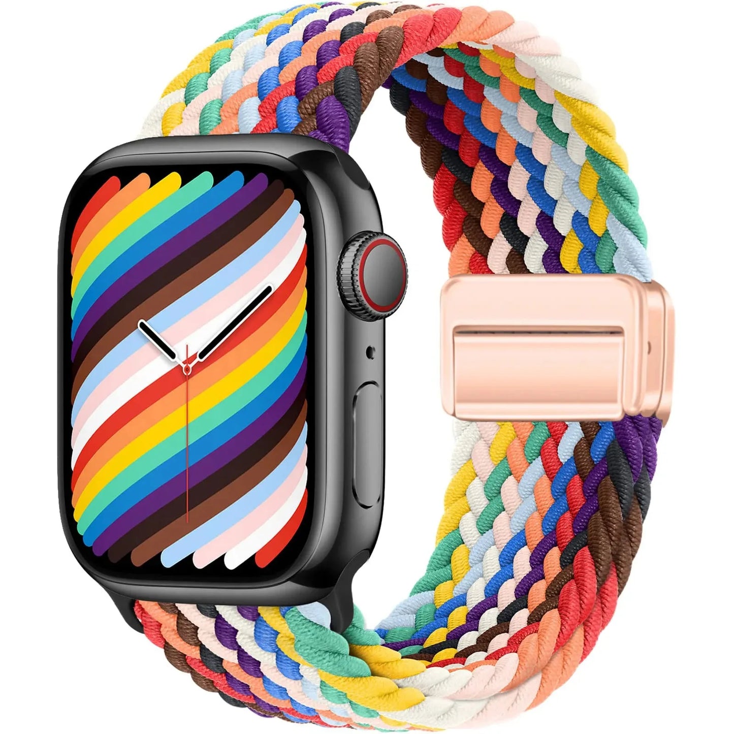 Magnetic Braided Strap Apple Watch Band - Universal Compatibility