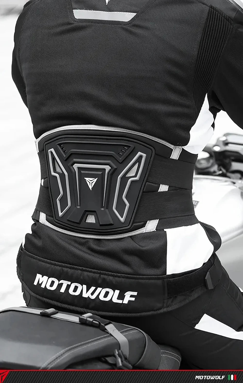 Professional Motorcycle Waist Protector - Adjustable Breathable Motocross Cycling Guard Belt