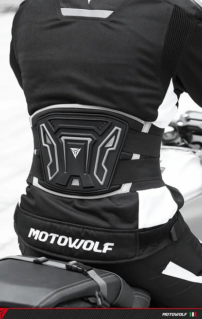 Professional Motorcycle Waist Protector - Adjustable Breathable Motocross Cycling Guard Belt