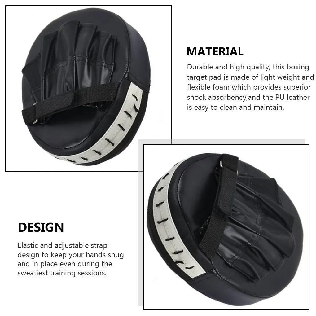 MMA Boxing Training Set - PU Leather Safety Gloves & Head Gear Protector for Adults & Kids - Kickboxing Equipment