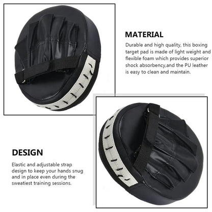 MMA Boxing Training Set - PU Leather Safety Gloves & Head Gear Protector for Adults & Kids - Kickboxing Equipment