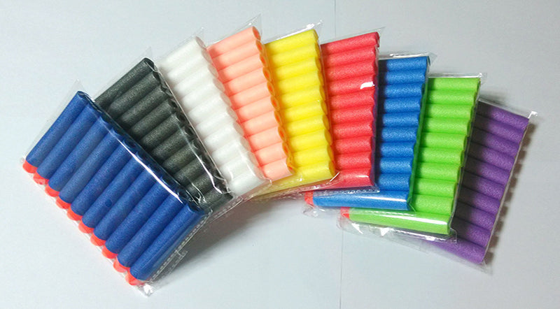 Soft EVA Foam Darts 7.2cm - 100 Pack Refill Bullets for Toy Blasters
