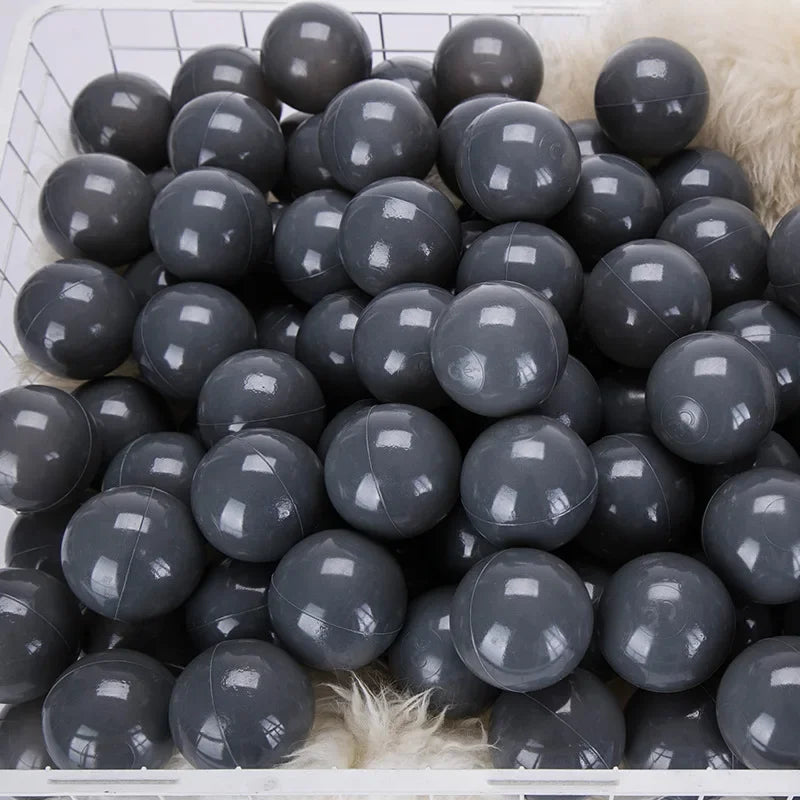 Colorful Ocean Ball Pit Balls - Eco-Friendly Non-Toxic Plastic Play Balls 5.5cm (50pcs Love & Star Shapes)