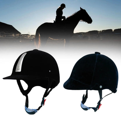 Professional Equestrian Riding Helmet - Adjustable ABS Safety Cap for Horse Riding - Lightweight Protective Gear for Men & Women