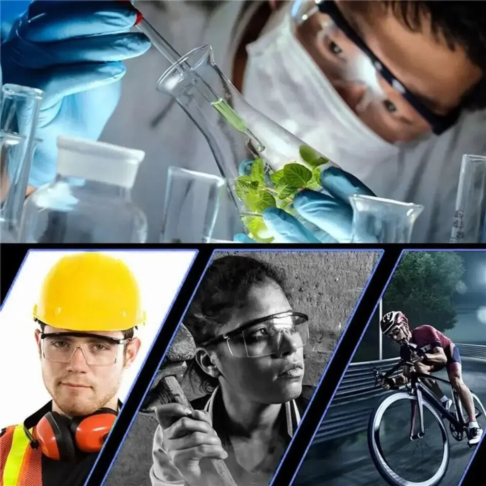 Safety Goggles Anti-Splash Eye Protection Windproof Dustproof Waterproof Protective Glasses for Work Cycling Sports