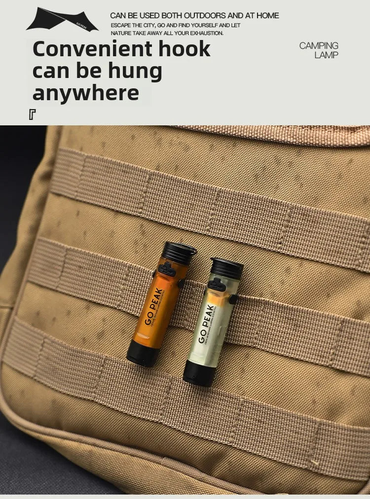 USB Rechargeable LED Mini Flashlight - Gopeak Pocket Keychain Torch with 5050 Chip, Long Endurance for Outdoor Hiking Camping Emergency Trail