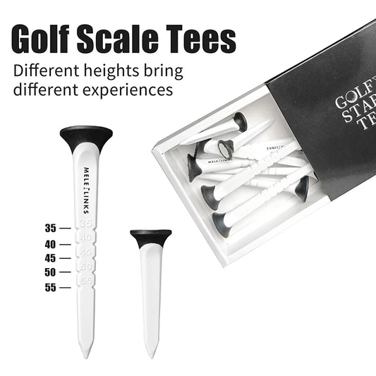 Premium Golf Scale Tees - 12 Piece Set