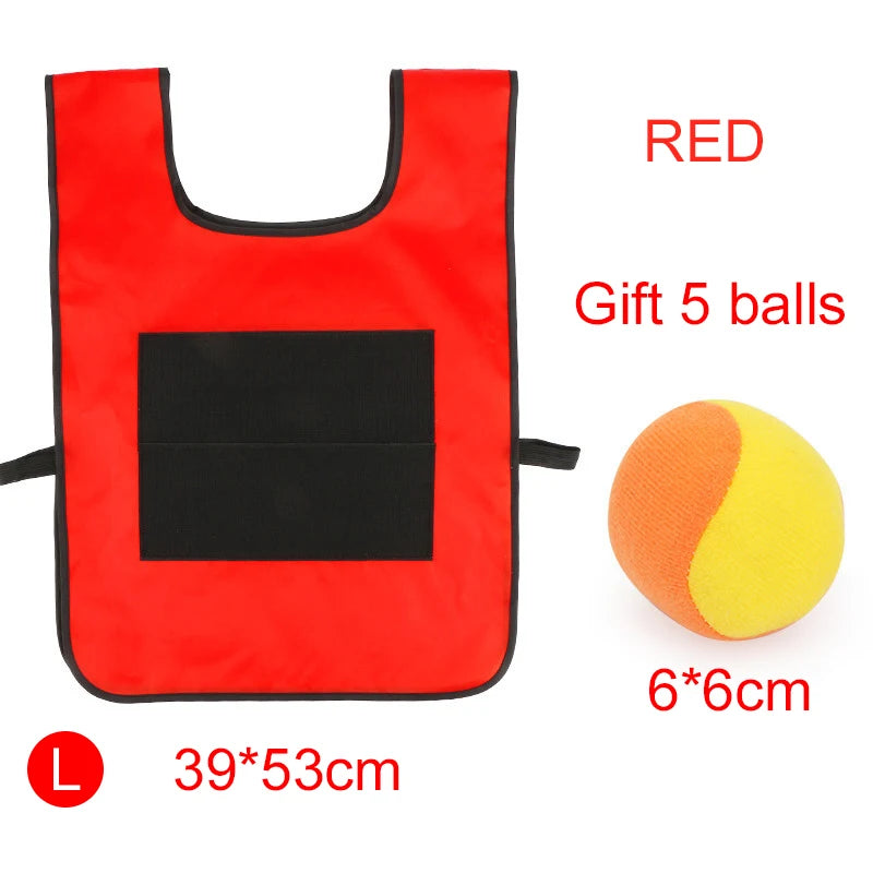 Sticky Ball Vest Set - Outdoor Sports Game for Kids | Parent-Child Interactive Exercise Toy | Safe Physical Activity Gift