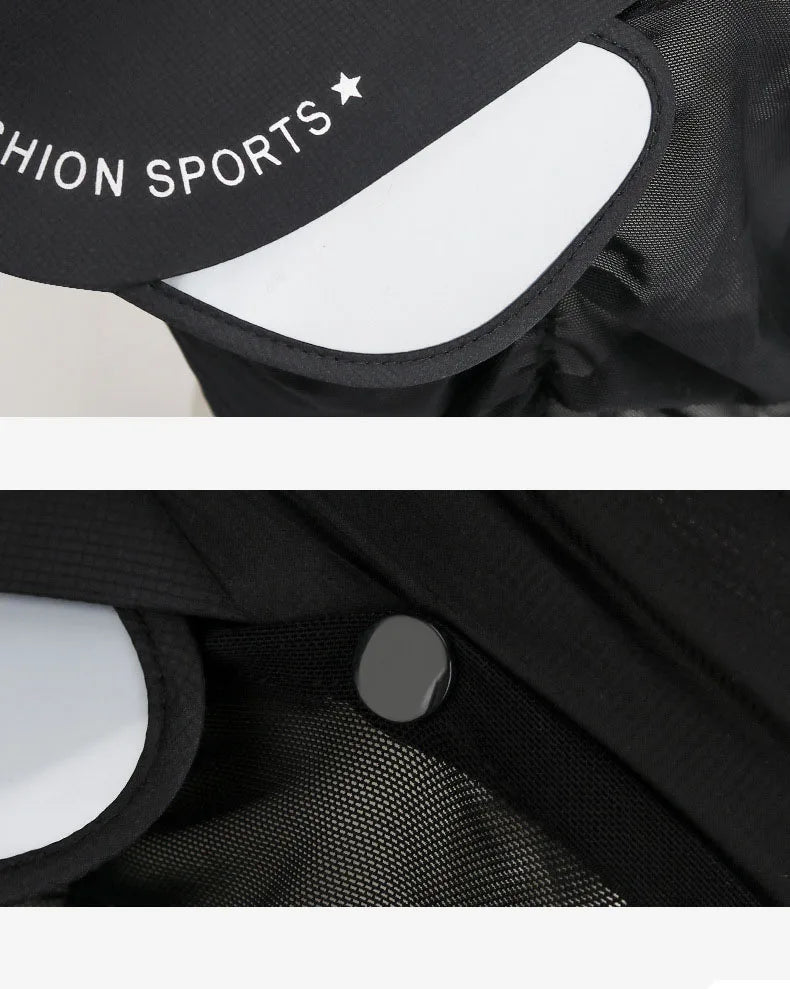 360° Portable Fishing Sun Hat - Detachable Adjustable Outdoor Sun Protection for Cycling & Hiking