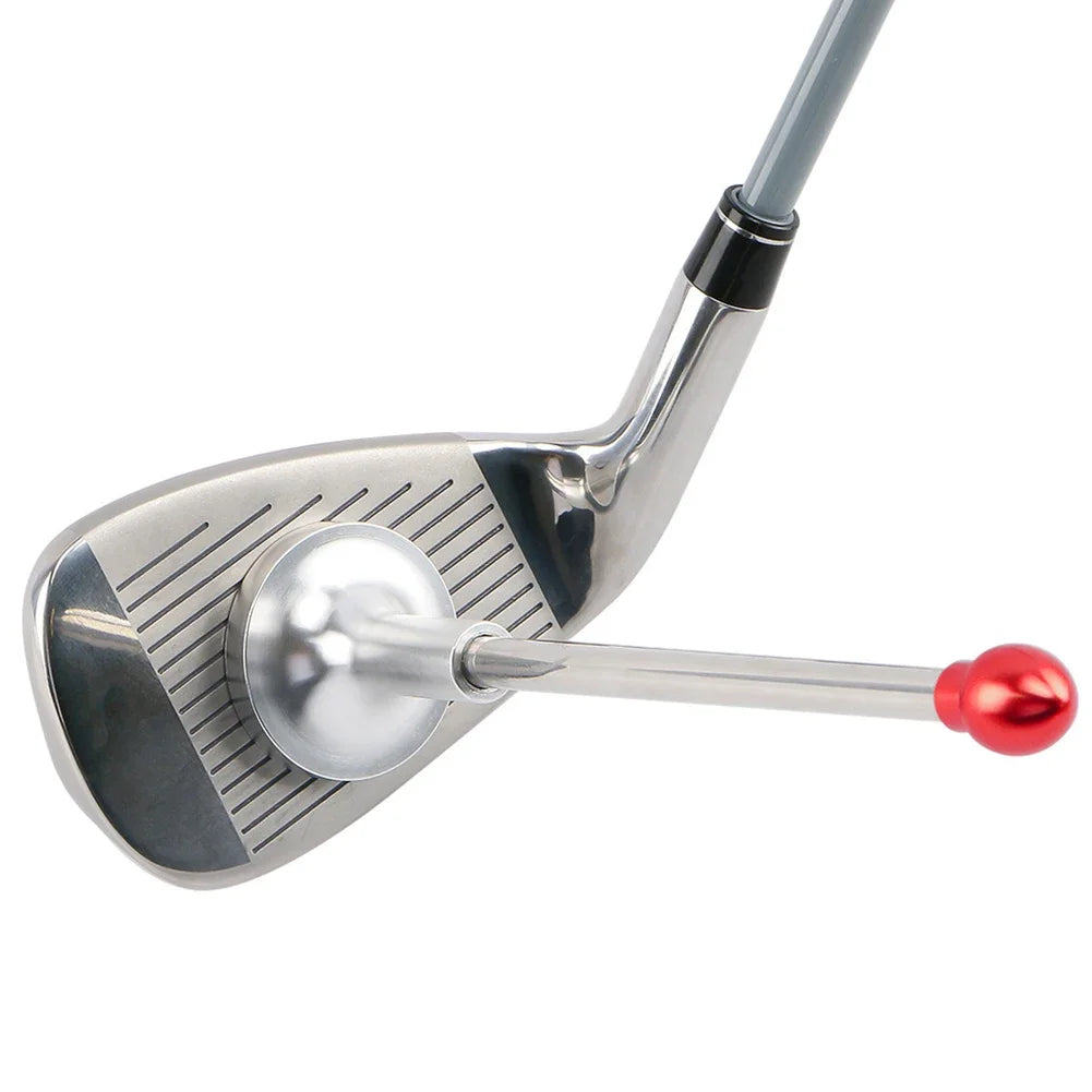 Golf Magnetic Alignment Tool - Adjustable Swing Trainer Rod for Shot Control & Clubface Alignment