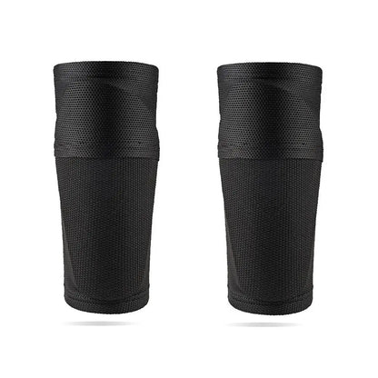 Professional Soccer Shin Guards - Nylon Leg Sleeves with Pocket Protection for Football Training