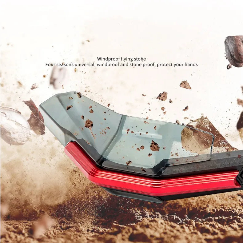 Universal Motorcycle Handlebar Wind Shield - Windproof Hand Guard Protection Cover for Motorcycles and Electric Vehicles