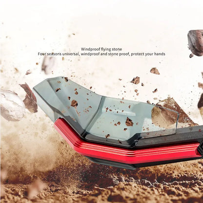 Universal Motorcycle Handlebar Wind Shield - Windproof Hand Guard Protection Cover for Motorcycles and Electric Vehicles