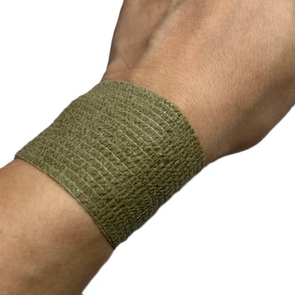 Self-Adhesive Elastic Bandage Tape - Breathable Medical Sport Wrap for Finger, Wrist & Ankle - Camouflage Fixer Tape for Pets & Animals