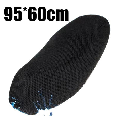 3D Mesh Motorcycle Seat Cover - Breathable Anti-Slip Cushion Pad for Scooters