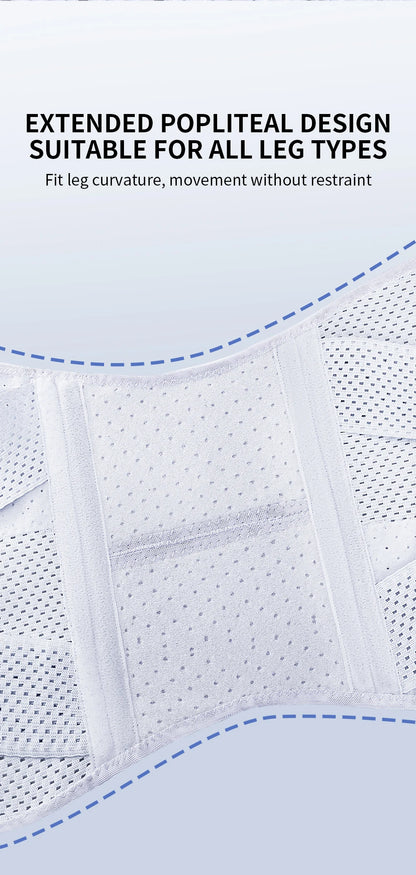 Pressurized Elastic Knee Support - Nylon Compression Knee Brace for Arthritis, Joint Protection & Sports (Men & Women)