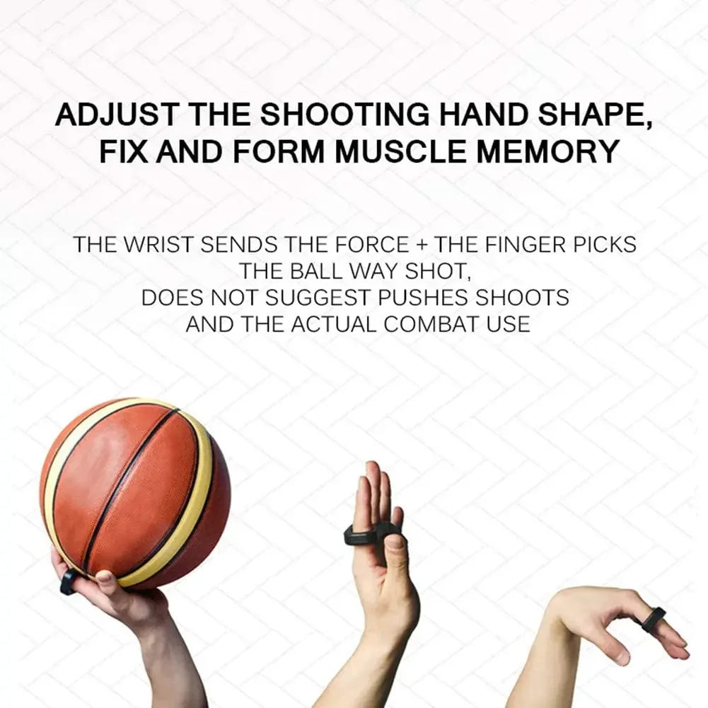 Silicone Basketball Shooting Trainer - Shot Lock Training Aid for Proper Form & Follow-Through - Sizes S/M/L