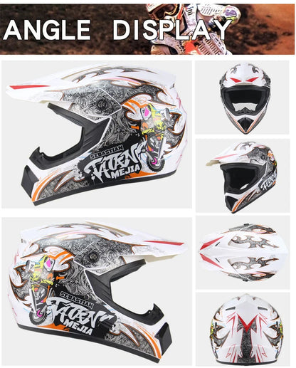 Full Face Motocross Helmet - Off-Road Downhill AM DH Cross Capacete - Free Shipping + 3 Free Gifts