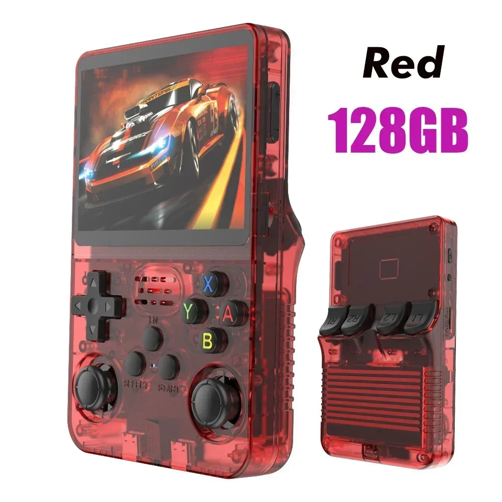 R36S Retro Handheld Game Console - 3.5'' IPS Screen - 64GB/128GB/256GB Storage - ARKOS 2.0 Portable Gaming System