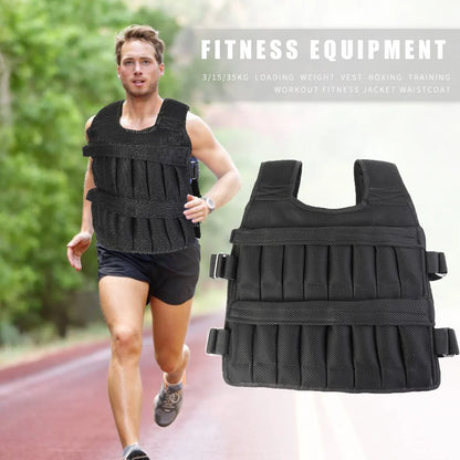 Adjustable Weighted Vest 3-50kg - Premium Training Equipment for Running, Fitness & Strength Training