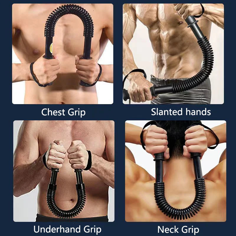 Pro Arm Strength Trainer – Chest, Biceps & Wrist Resistance Bar