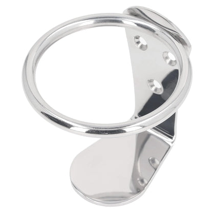 316 Stainless Steel Boat Ring Drink Holder - Rustproof Wall Mount Cup Holder for RV, Yacht & Marine Applications