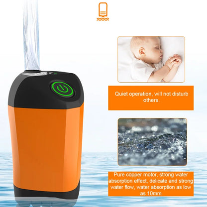 Portable Rechargeable Electric Shower Pump 2026 – USB Powered Waterproof for Outdoor Camping Beach Hiking Pet Bath Car Wash