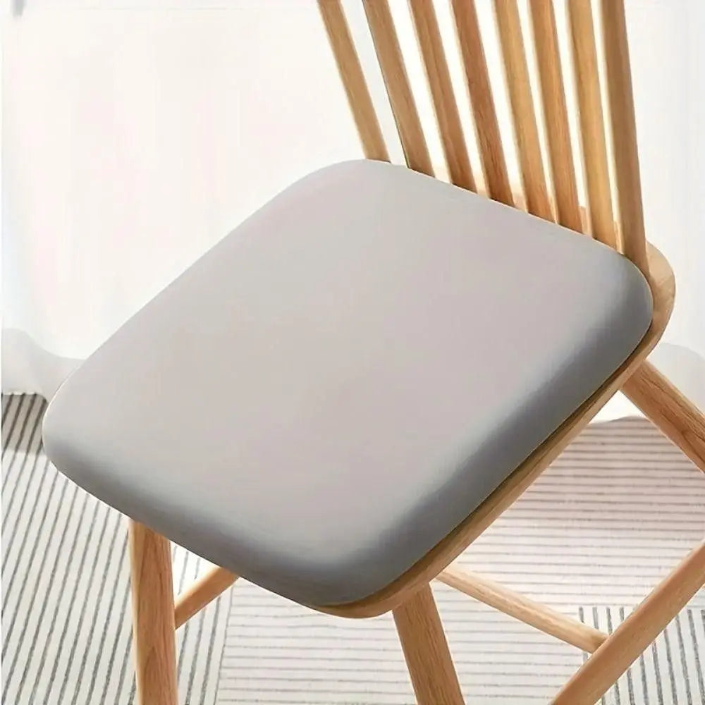 Elastic Memory Foam Seat Cushion - Soft Bounce-Back Design with Breathable Cover - Removable Washable Pad for Office & Long Sitting