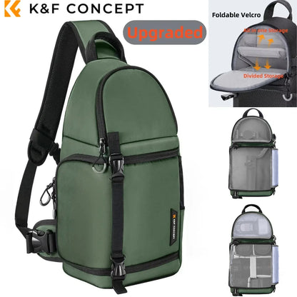 Camera Sling Backpack 10L - Waterproof DSLR/SLR Photography Bag