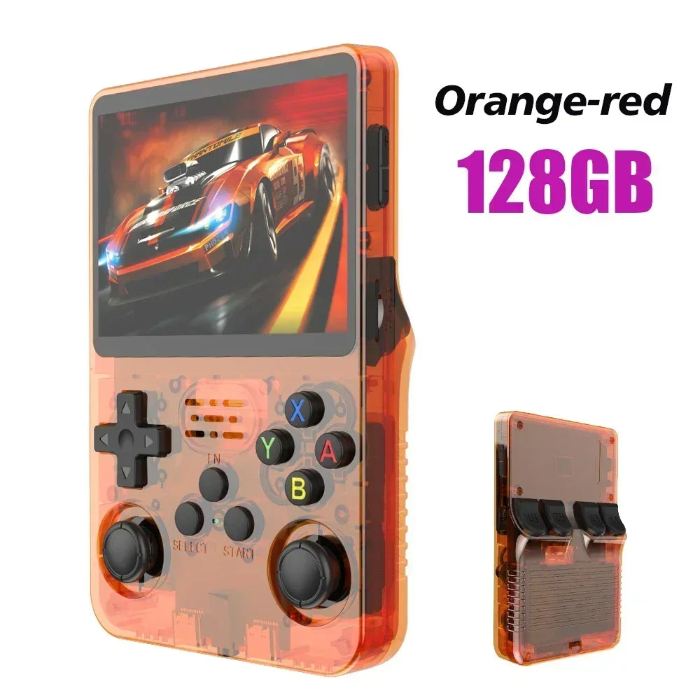 R36S Retro Handheld Game Console - 3.5'' IPS Screen - 64GB/128GB/256GB Storage - ARKOS 2.0 Portable Gaming System