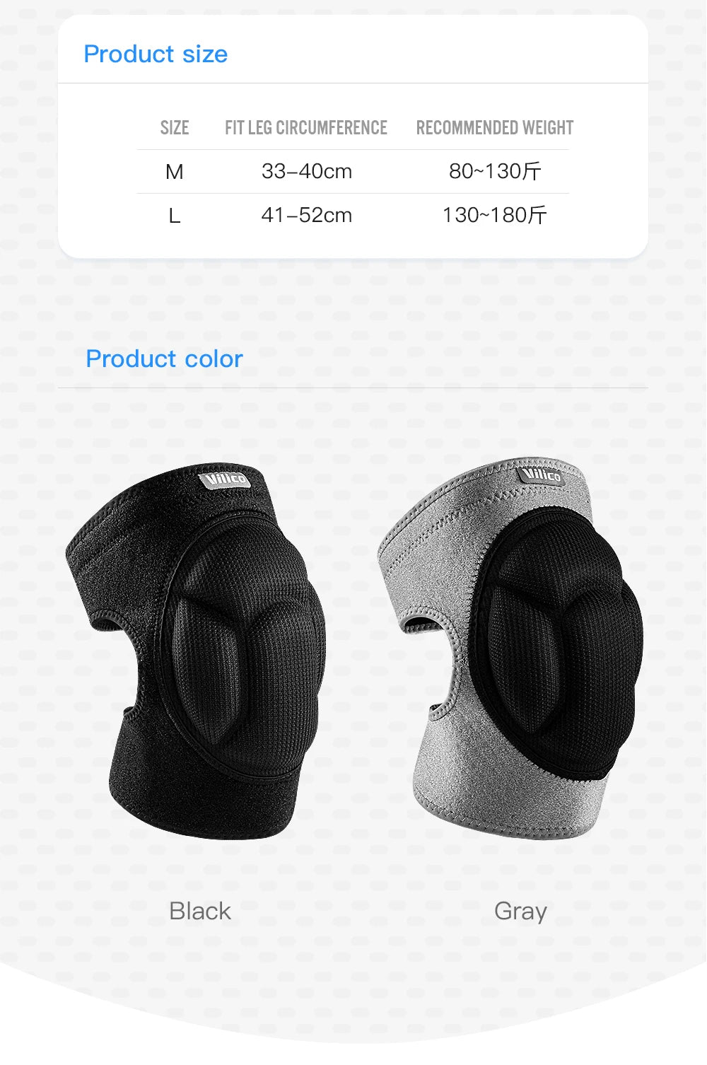 Thickened Anti-Collision Knee Pads - Elastic Pressure Strap Knee Brace for Volleyball, Extreme Sports & Protection
