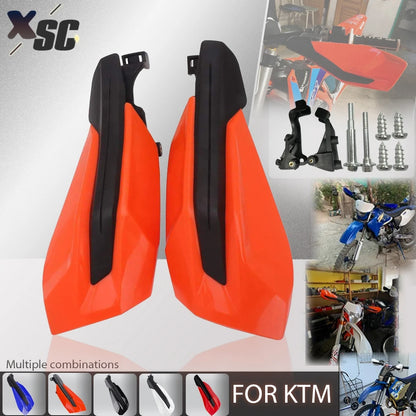 Motorcycle Handlebar Hand Guards Protection for KTM SX SXF EXCF XC-W EXC 125-500cc - Pit Bike Handguard Protector