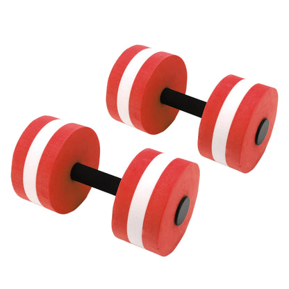 2pcs EVA Water Floating Dumbbells - 15cm x 27cm Foam Aquatic Fitness Weights for Pool Aerobics & Water Exercise